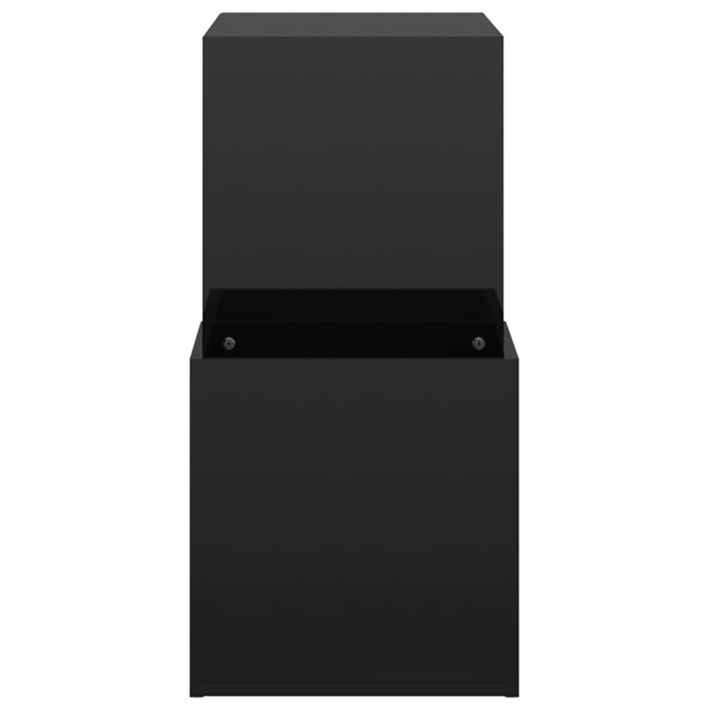 Hall Shoe Cabinet High Gloss Black 105x35.5x70 cm Engineered Wood