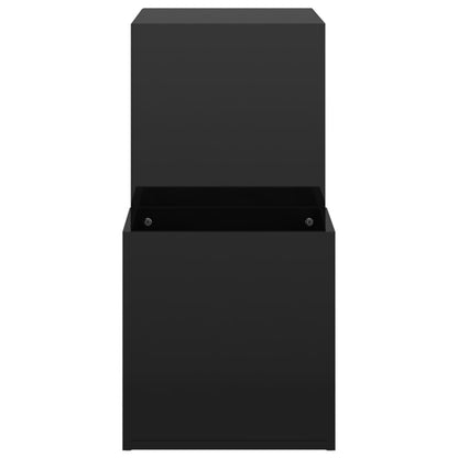 Hall Shoe Cabinet High Gloss Black 105x35.5x70 cm Engineered Wood