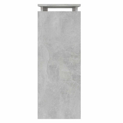 Console Table Concrete Grey 80x30x80 cm Engineered Wood