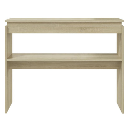 Console Table Sonoma Oak 102x30x80 cm Engineered Wood