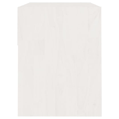 Bedside Cabinets 2 pcs White 40x31x40 cm Solid Pinewood