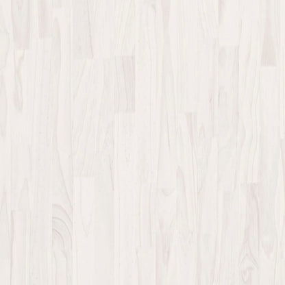 Bedside Cabinet White 60x36x64 cm Solid Pinewood