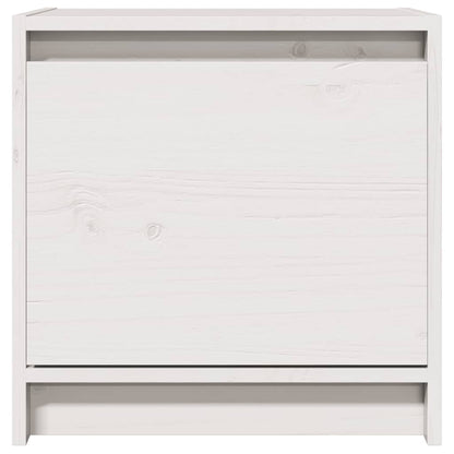 Bedside Cabinets 2 pcs White 40x30.5x40 cm Solid Pinewood