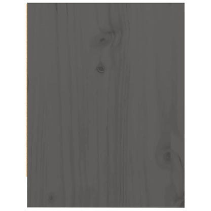 Bedside Cabinets 2 pcs Grey 40x30.5x40 cm Solid Pinewood