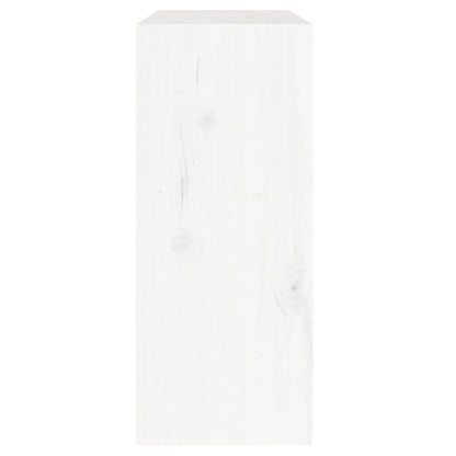 Book Cabinet/Room Divider White 60x30x71.5 cm Solid Wood Pine