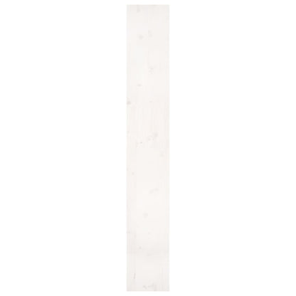 Book Cabinet/Room Divider White 80x30x199.5 cm Solid Wood Pine
