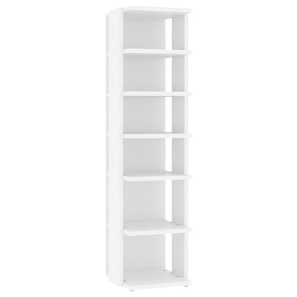 Shoe Cabinet White 27.5x27x102 cm Engineered Wood