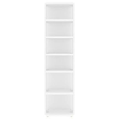 Shoe Cabinets 2 pcs White 27.5x27x102 cm Engineered Wood