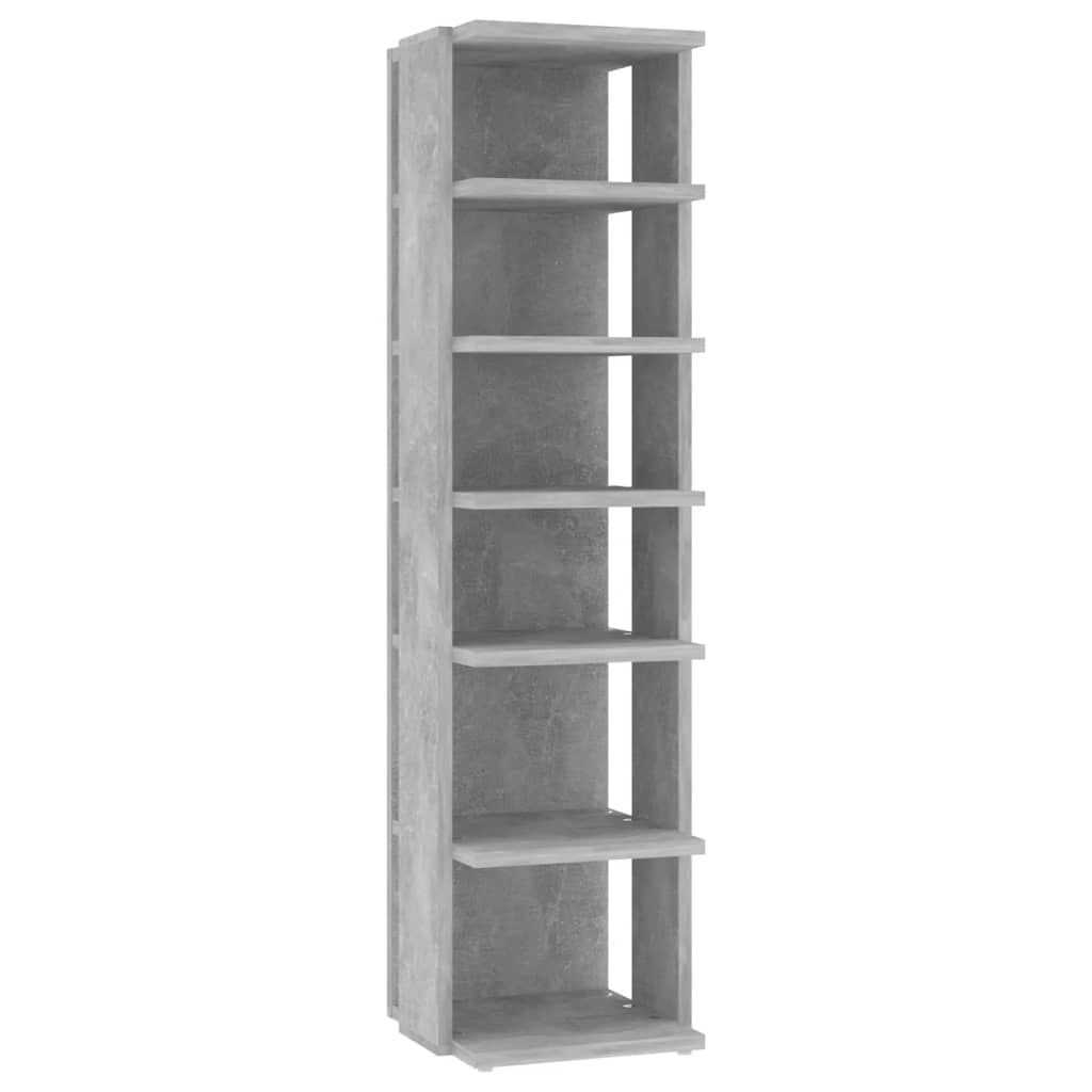 Shoe Cabinets 2 pcs Concrete Grey 27.5x27x102 cm