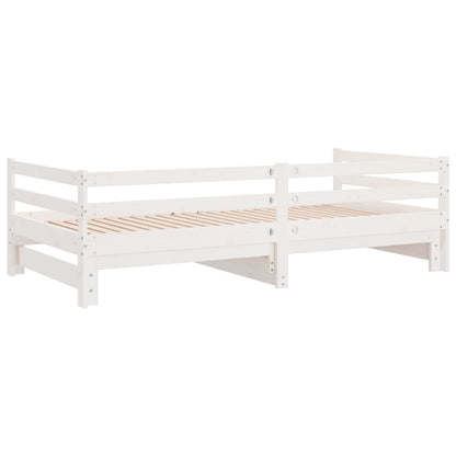 Pull-out Day Bed without Mattress White 2x(90x200)cm