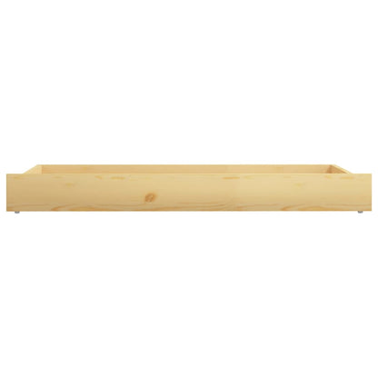Day Bed Drawers 2 pcs Solid Pinewood