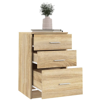 Bed Cabinet Sonoma Oak 40x40x63 cm Engineered Wood