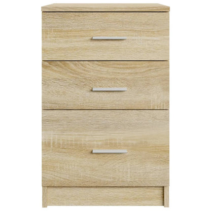 Bed Cabinet Sonoma Oak 40x40x63 cm Engineered Wood