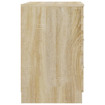 Bed Cabinet Sonoma Oak 40x40x63 cm Engineered Wood
