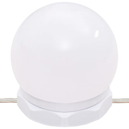 Mirror Cabinet with LED White 60x31.5x62 cm