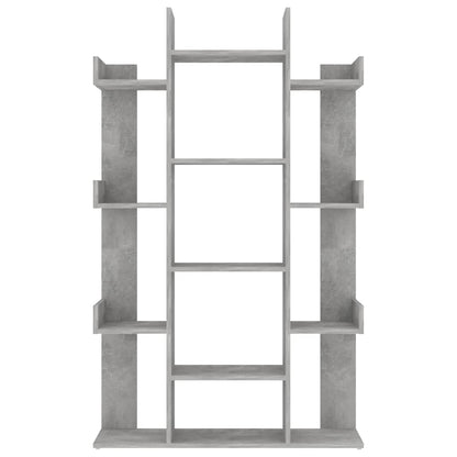 Book Cabinet Concrete Grey 86x25.5x140 cm Engineered Wood