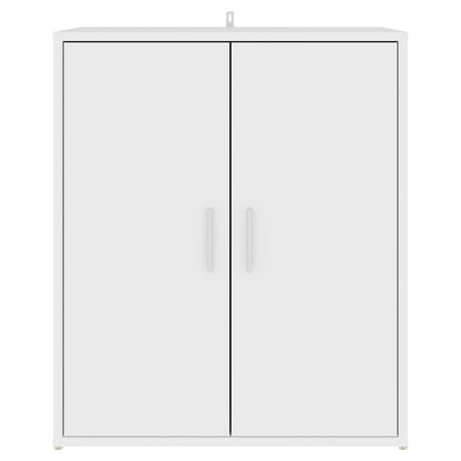 Shoe Cabinet White 60x35x70 cm Engineered Wood