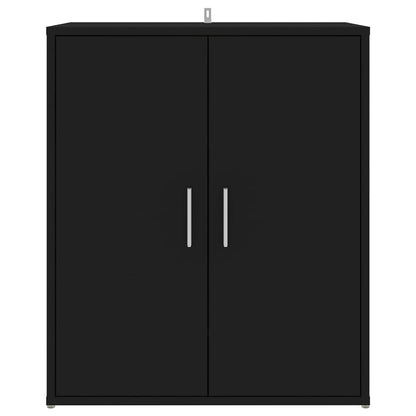 Shoe Cabinet Black 60x35x70 cm Engineered Wood