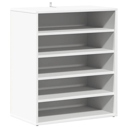 Shoe Cabinet White 60x35x70 cm Engineered Wood