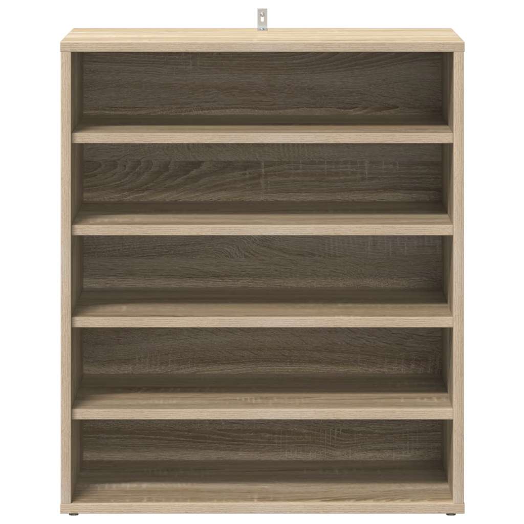 Shoe Cabinet Sonoma Oak 60x35x70 cm Engineered Wood