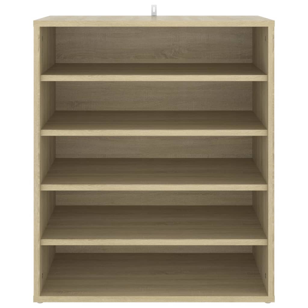 Shoe Cabinet Sonoma Oak 60x35x70 cm Engineered Wood