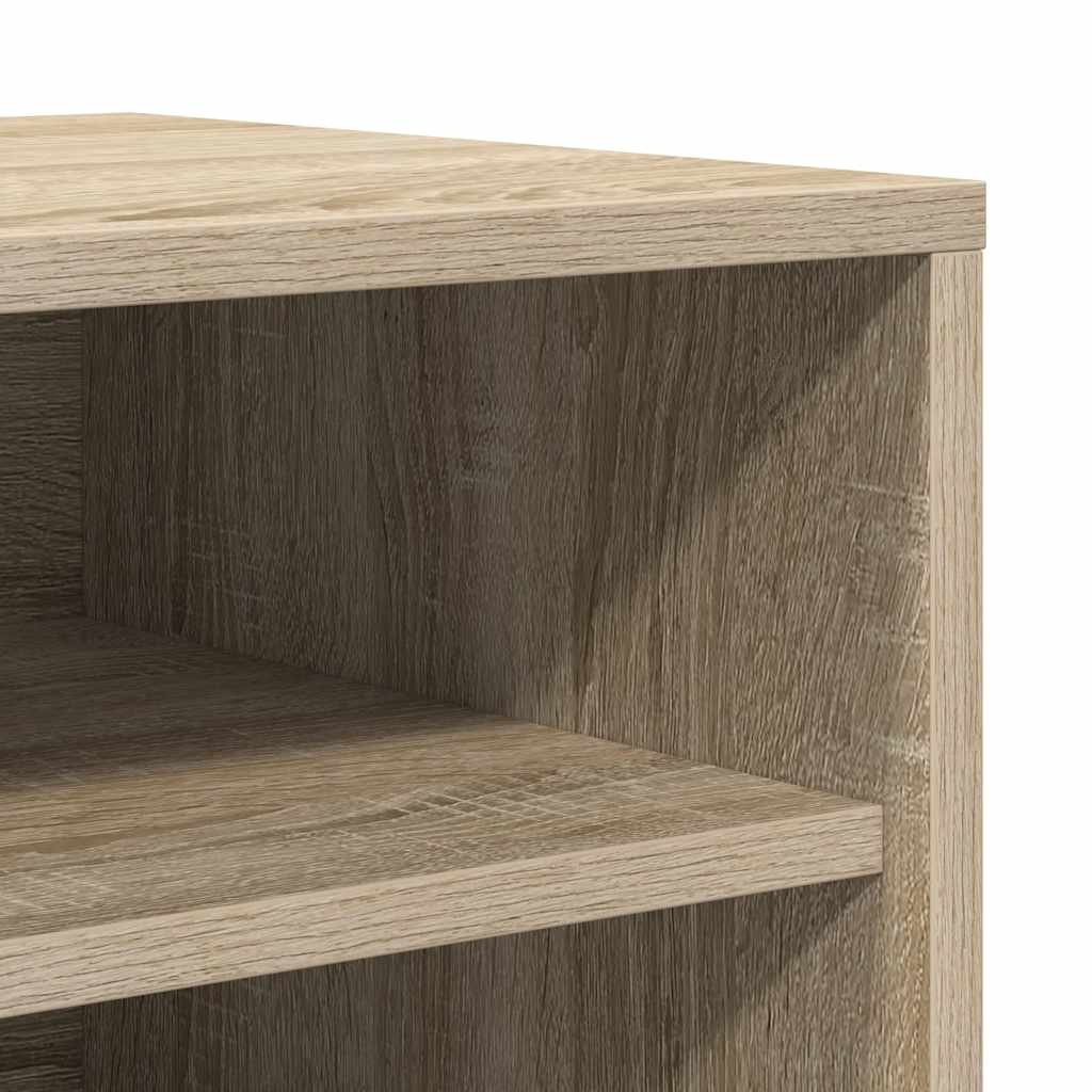 Shoe Cabinet Sonoma Oak 60x35x70 cm Engineered Wood