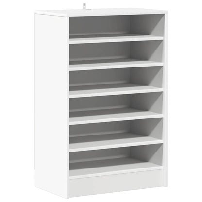 Shoe Cabinet White 60x35x92 cm Engineered Wood