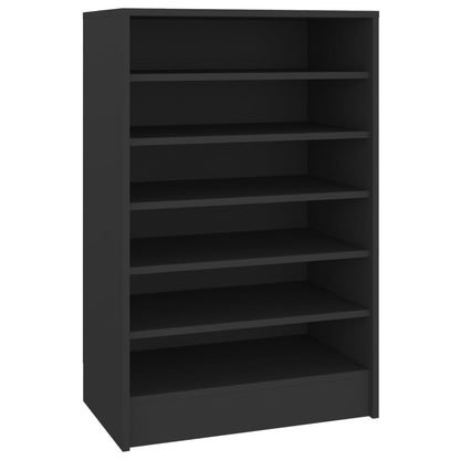 Shoe Cabinet Black 60x35x92 cm Engineered Wood