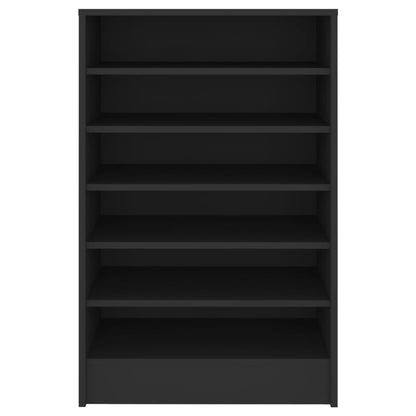 Shoe Cabinet Black 60x35x92 cm Engineered Wood