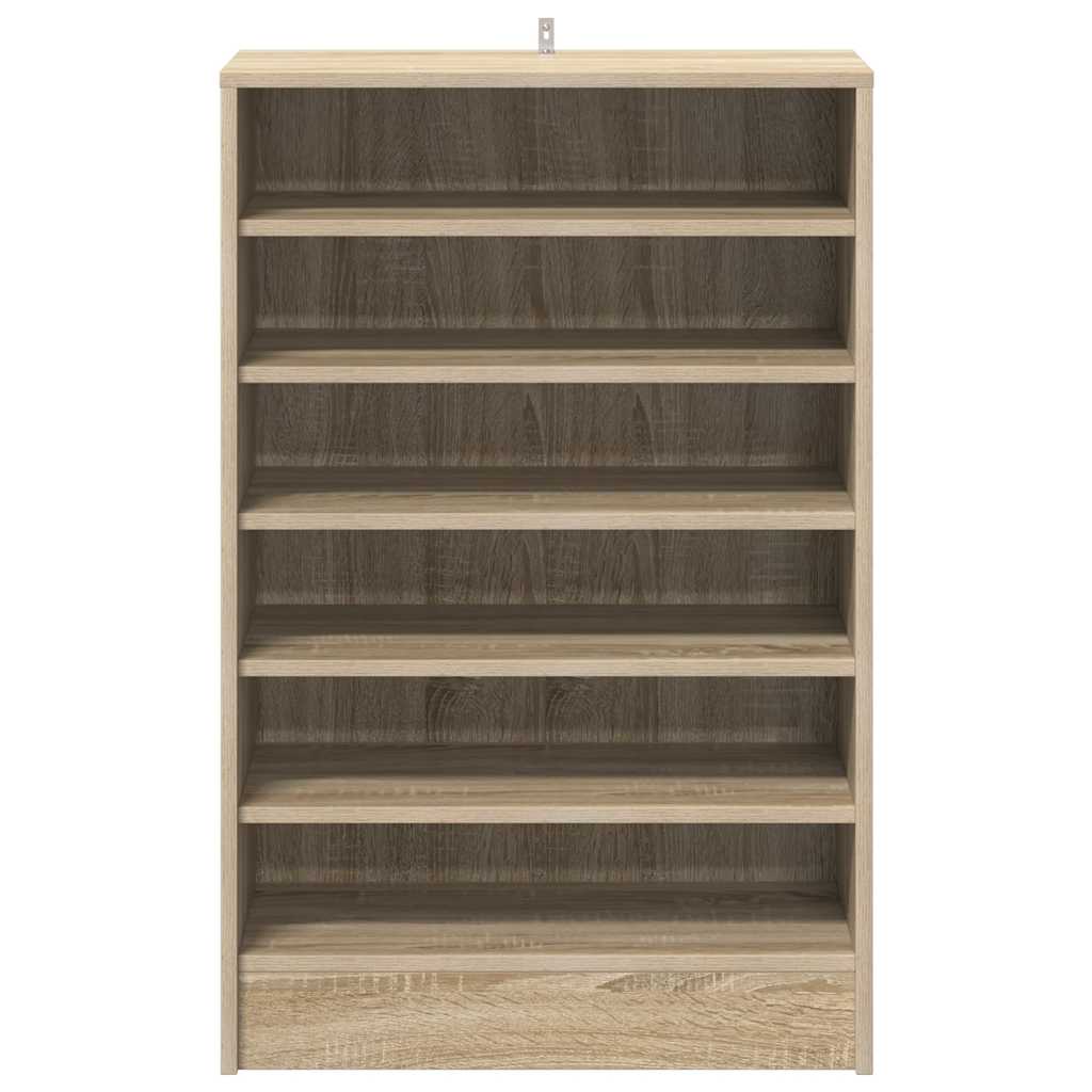 Shoe Cabinet Sonoma Oak 60x35x92 cm Engineered Wood