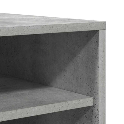 Shoe Cabinet Concrete Grey 60x35x92 cm Engineered Wood