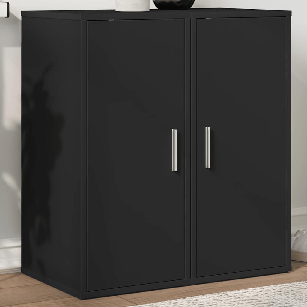 Shoe Cabinets 2 pcs Black 32x35x70 cm Engineered Wood