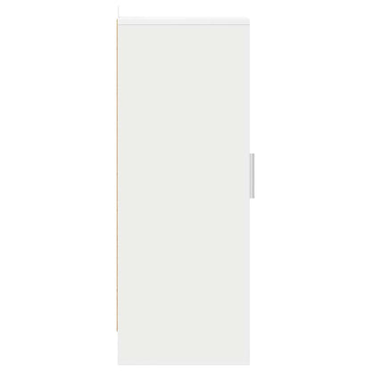 Shoe Cabinet White 32x35x92 cm Engineered Wood