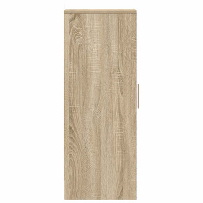 Shoe Cabinet Sonoma Oak 32x35x92 cm Engineered Wood