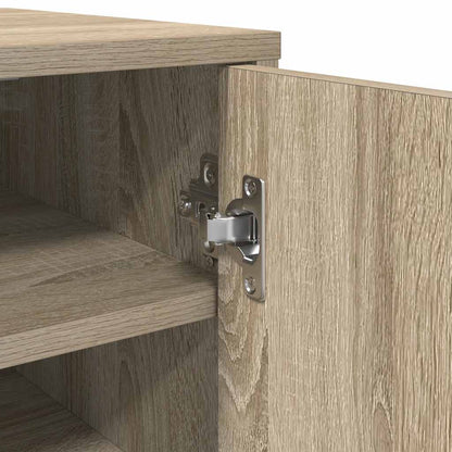 Shoe Cabinet Sonoma Oak 32x35x92 cm Engineered Wood
