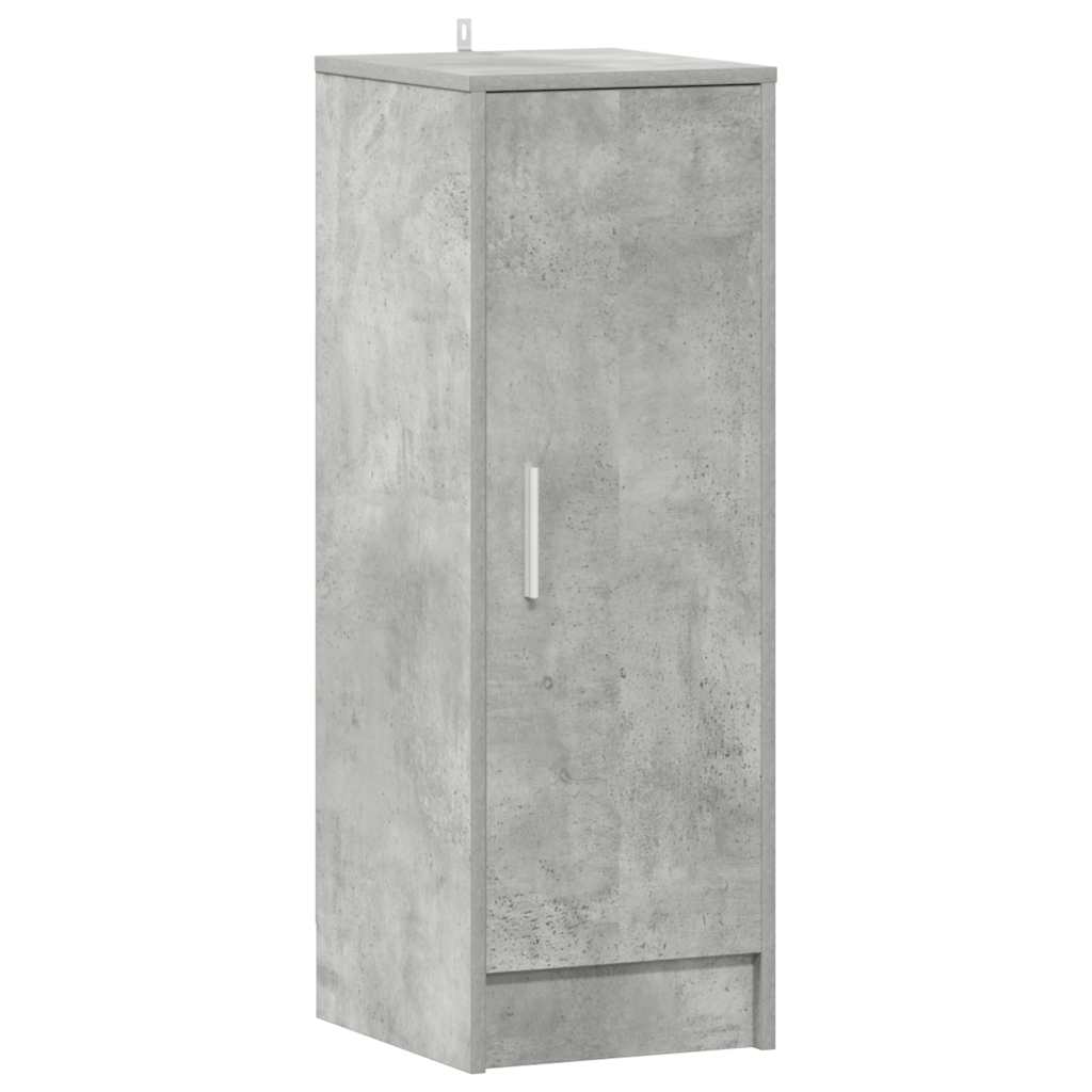 Shoe Cabinet Concrete Grey 32x35x92 cm Engineered Wood