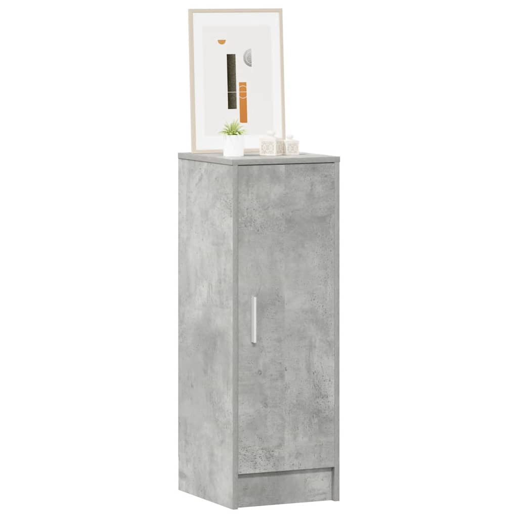 Shoe Cabinet Concrete Grey 32x35x92 cm Engineered Wood