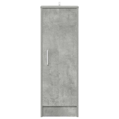 Shoe Cabinet Concrete Grey 32x35x92 cm Engineered Wood