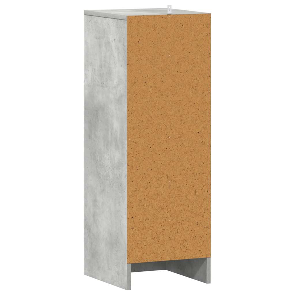Shoe Cabinet Concrete Grey 32x35x92 cm Engineered Wood