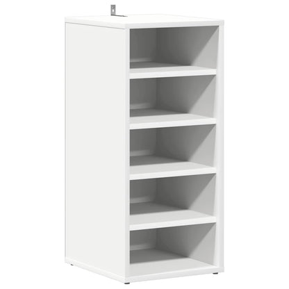Shoe Cabinet White 31.5x35x70 cm Engineered Wood
