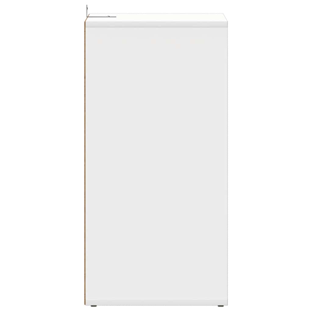 Shoe Cabinet White 31.5x35x70 cm Engineered Wood