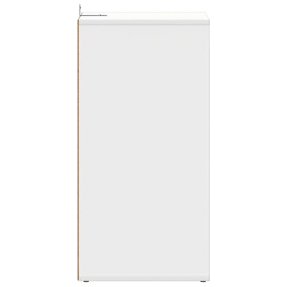 Shoe Cabinet White 31.5x35x70 cm Engineered Wood