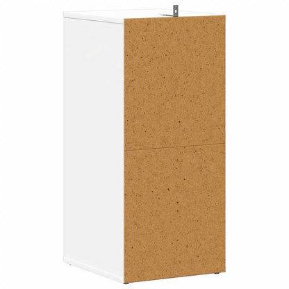 Shoe Cabinet White 31.5x35x70 cm Engineered Wood