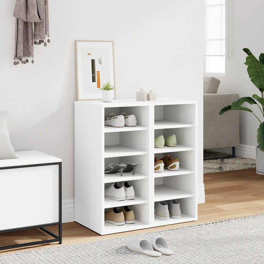 Shoe Cabinets 2 pcs White 31.5x35x70 cm Engineered Wood