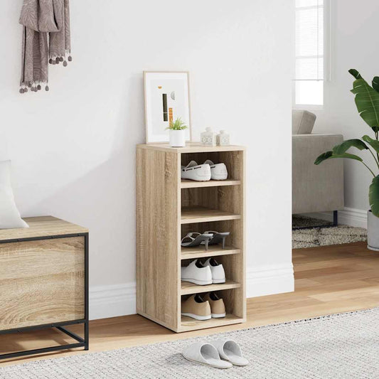 Shoe Cabinet Sonoma Oak 31.5x35x70 cm Engineered Wood