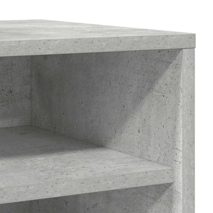 Shoe Cabinet Concrete Grey 31.5x35x70 cm Engineered Wood