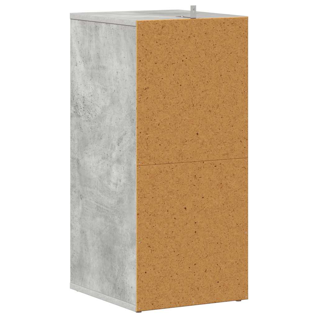 Shoe Cabinets 2 pcs Concrete Grey 31.5x35x70 cm Engineered Wood
