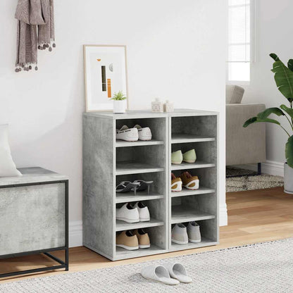 Shoe Cabinets 2 pcs Concrete Grey 31.5x35x70 cm Engineered Wood
