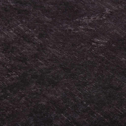 Rug Washable 160x230 cm Black and Gold Anti Slip