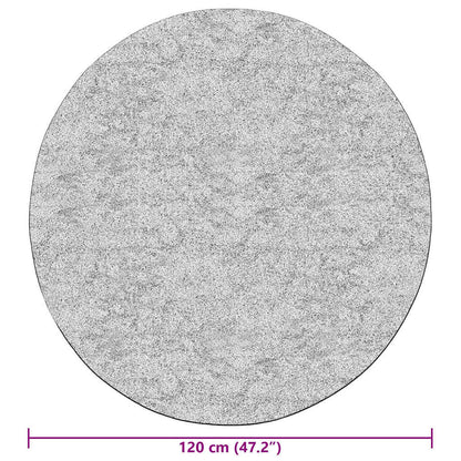 Rug Washable φ120 cm Black and Gold Anti Slip